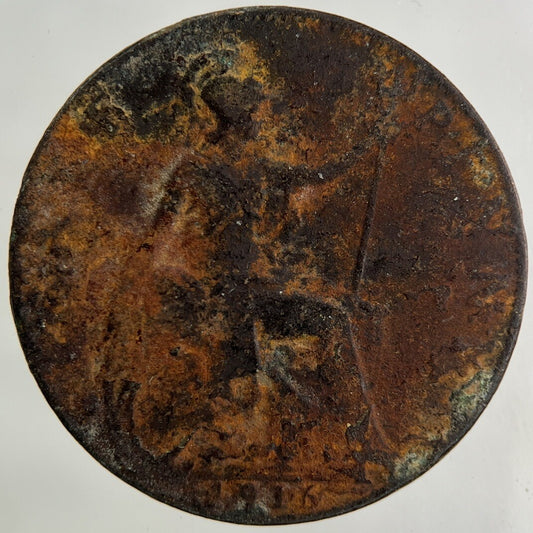 1916 George V Half-Penny Coin | Fair Grade