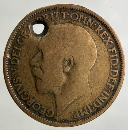 1911 George V Half-Penny Coin | Fair Grade
