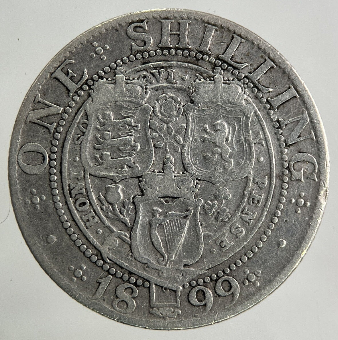 1899 Victoria Shilling Silver Coin | Fine Collectable Grade