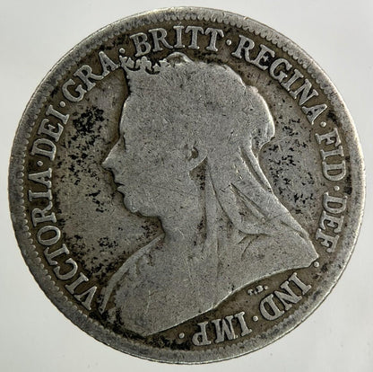1899 Victoria Shilling Silver Coin | Fine Collectable Grade