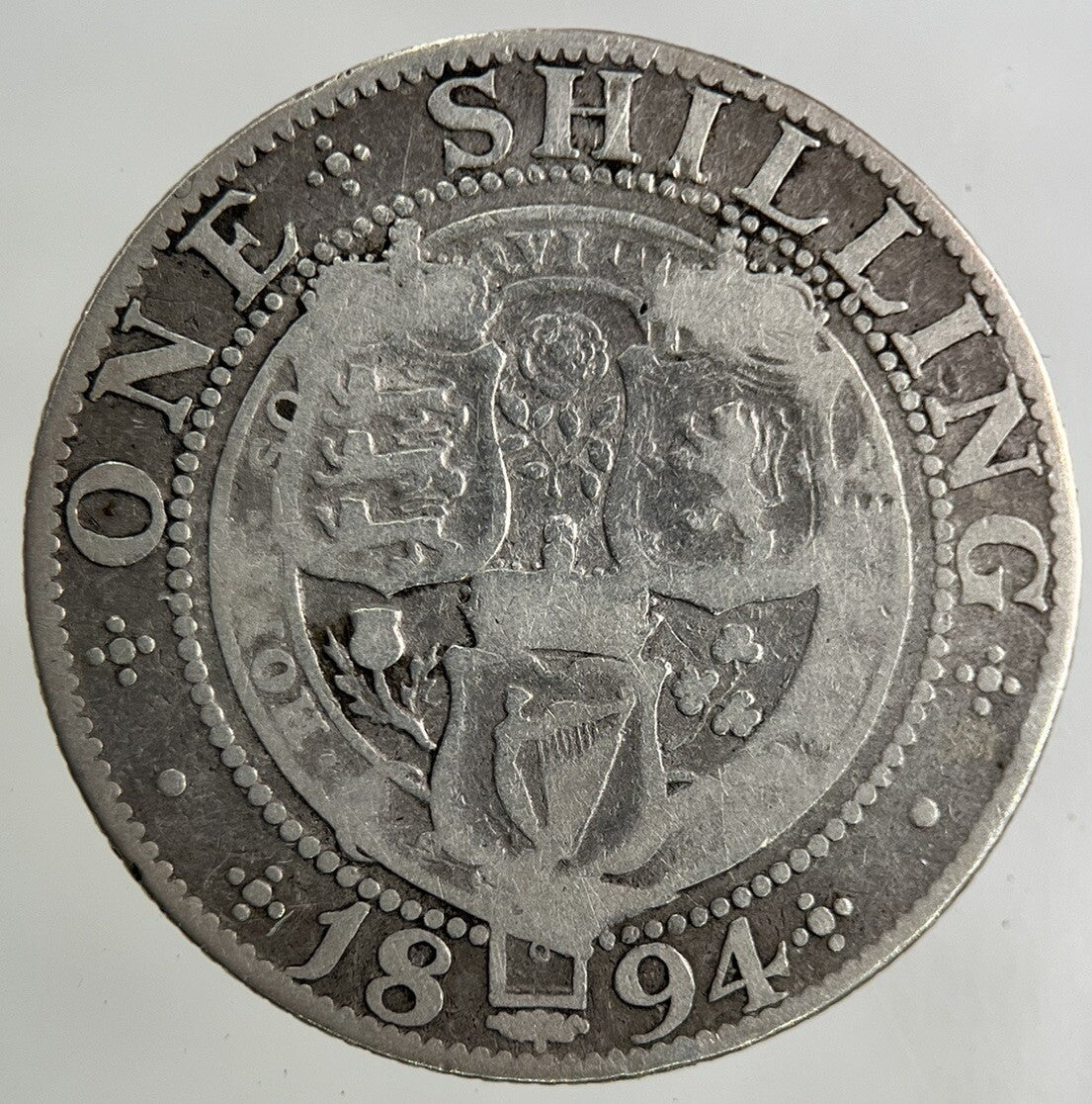 1894 Victoria Shilling Silver Coin | Collectable Grade