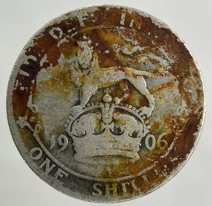 1906 Edward VII Shilling Silver Coin | Collectable Grade