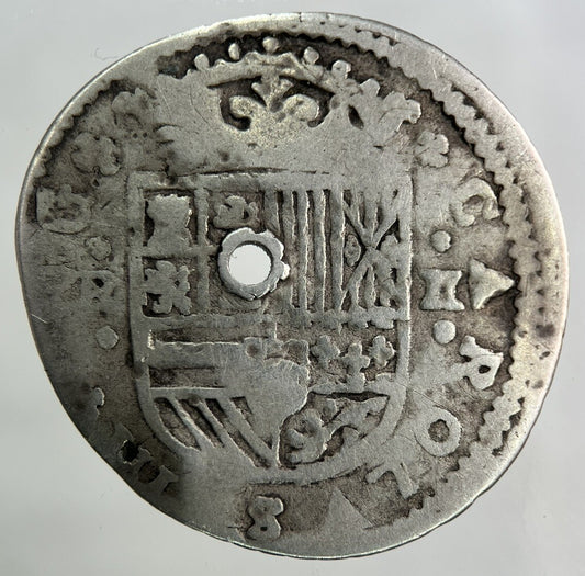 1711 Spain 2 Reales Silver Coin | Collectable Grade
