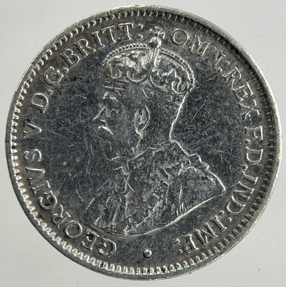 1921-M Australia Threepence Silver Coin | Very High Grade