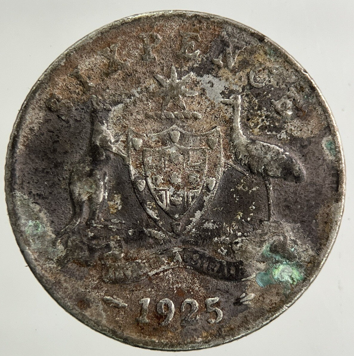 1925 Australia Sixpence Silver Coin | Collectable Grade