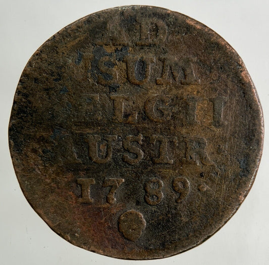 1789 Austria Belgium Netherlands 1 Liard Coin | Collectable Grade