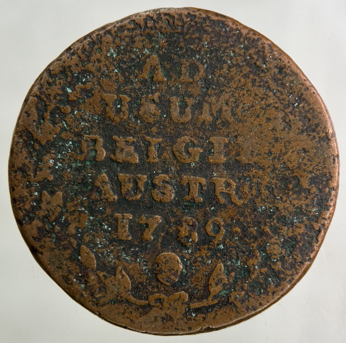 1789 Austria Belgium Netherlands 2 Liards Coin | Collectable Grade