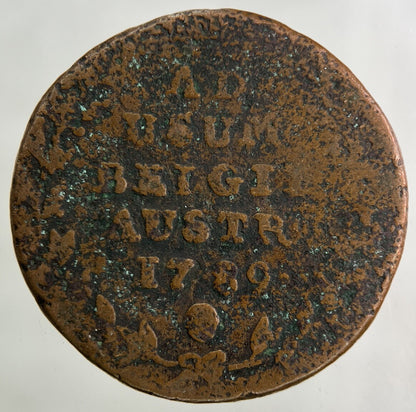 1789 Austria Belgium Netherlands 2 Liards Coin | Collectable Grade