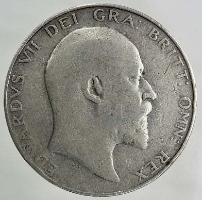 1910 Edward VII Half-Crown Silver Coin | Fine Collectable Grade