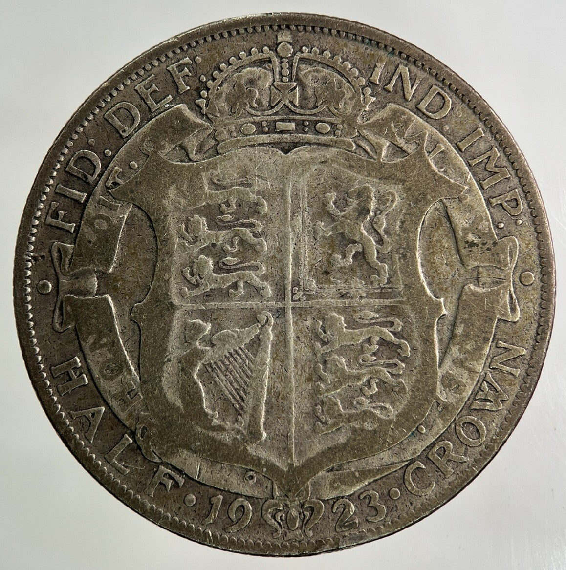 1923 George V Half-Crown Silver Coin | Collectable Grade