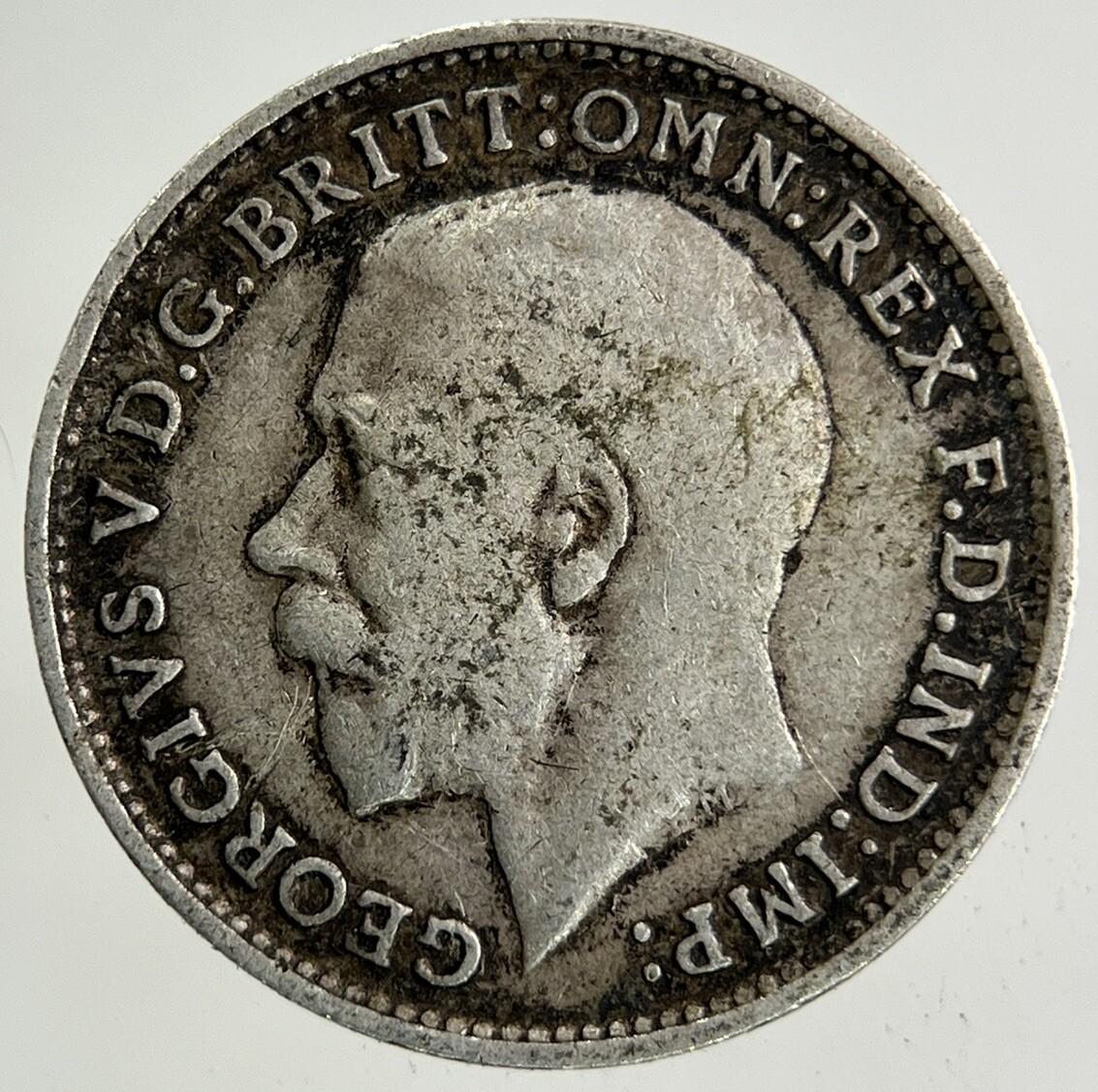 1919 George V Threepence Silver Coin | Very High Grade