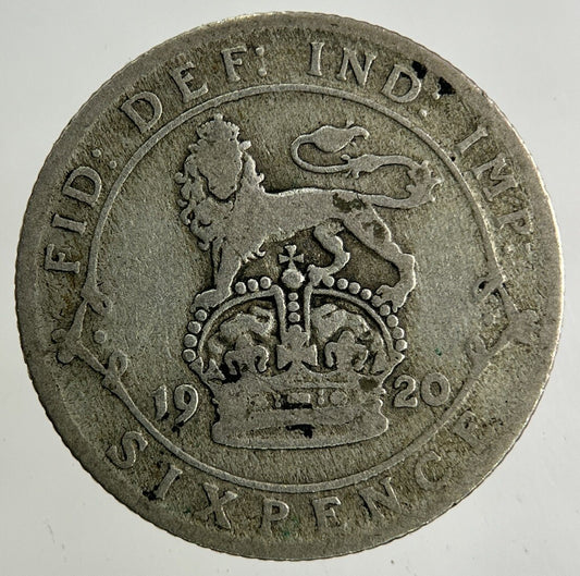 1920 George V Sixpence Silver Coin | Collectable Grade
