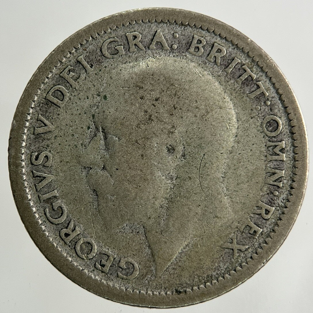 1926 George V Sixpence Silver Coin | Fair Grade