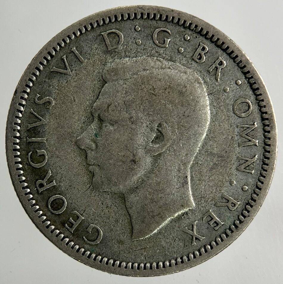 1941 George VI Sixpence Silver Coin | Fine Collectable Grade