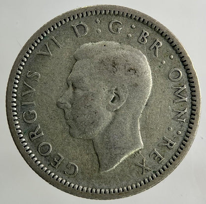 1944 George VI Sixpence Silver Coin | Fine Collectable Grade