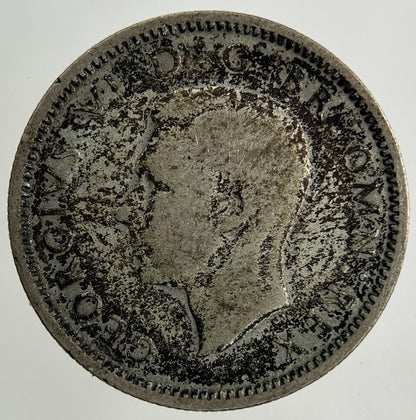 1939 George VI Sixpence Silver Coin | Fine Collectable Grade