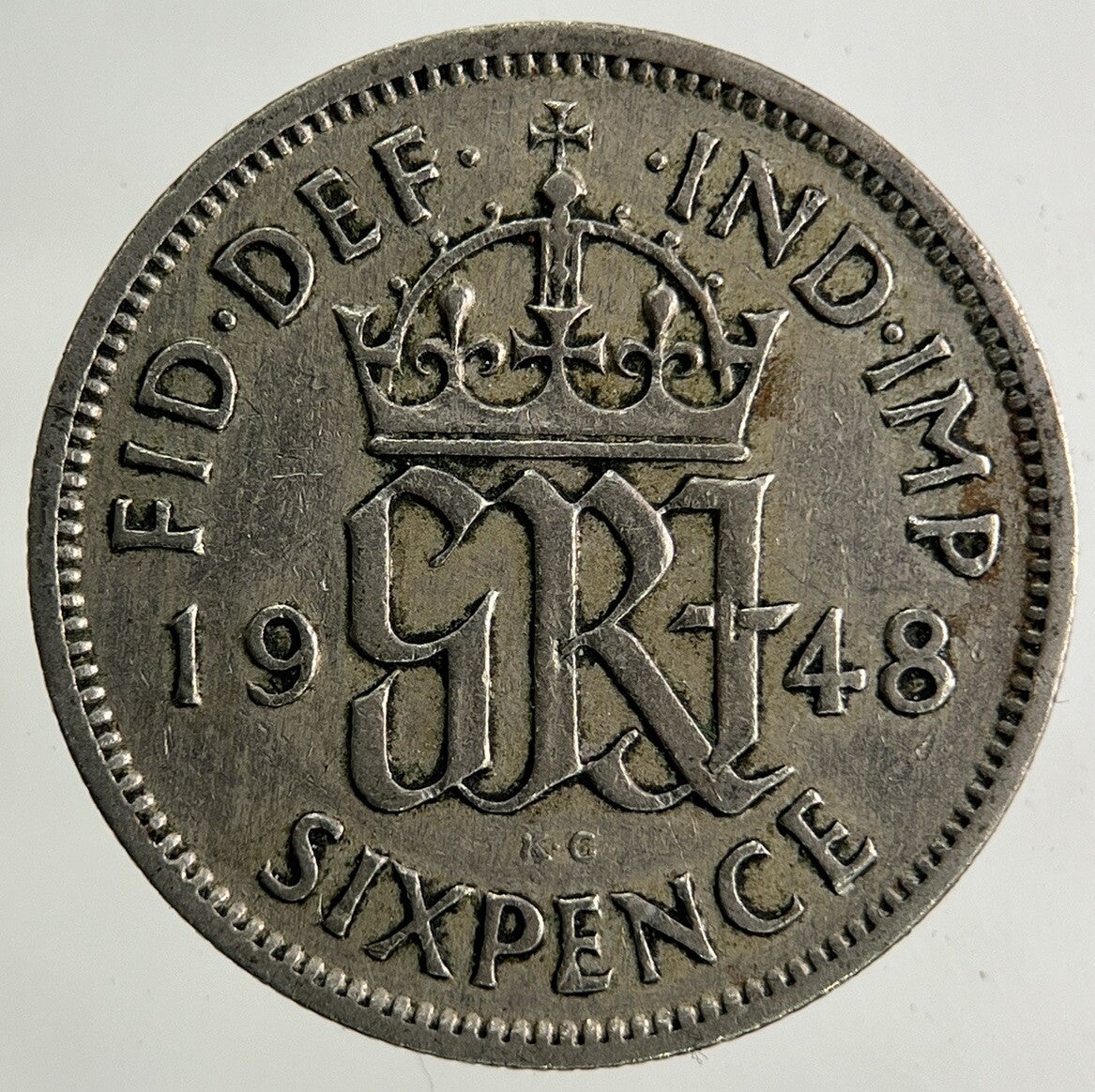 1948 George VI Sixpence Coin | Fine Collectable Grade