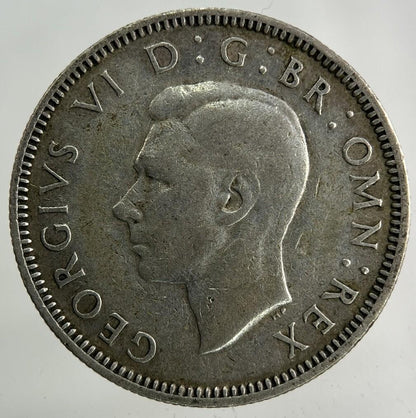 1942 George VI Shilling Silver Coin | Fine Collectable Grade