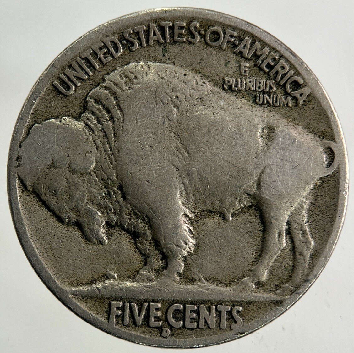 1915-D US USA Buffalo 5 Cents Nickel Coin | Collectable Grade