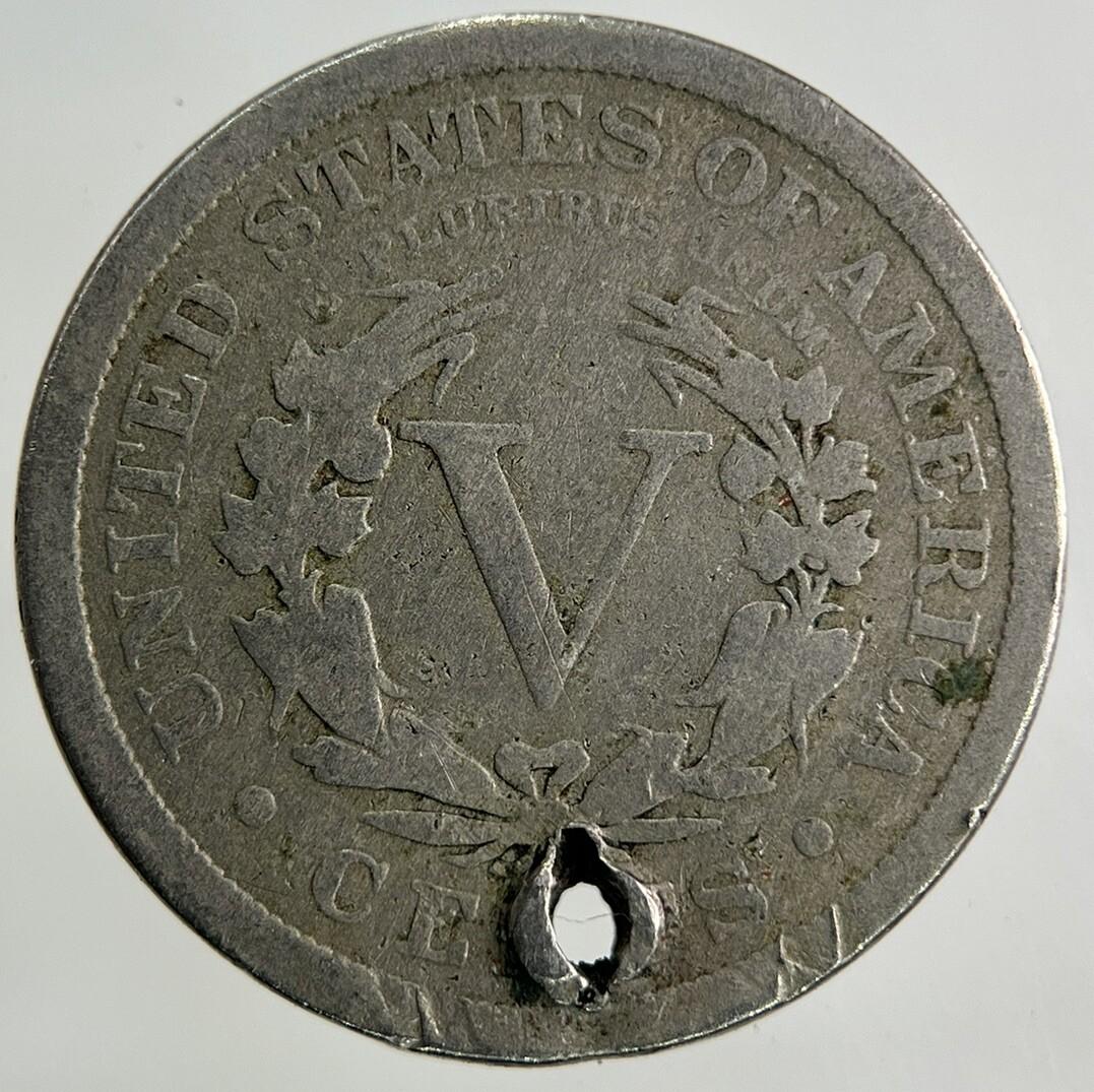 1907 US USA 5 Cents Nickel Coin | Collectable Grade