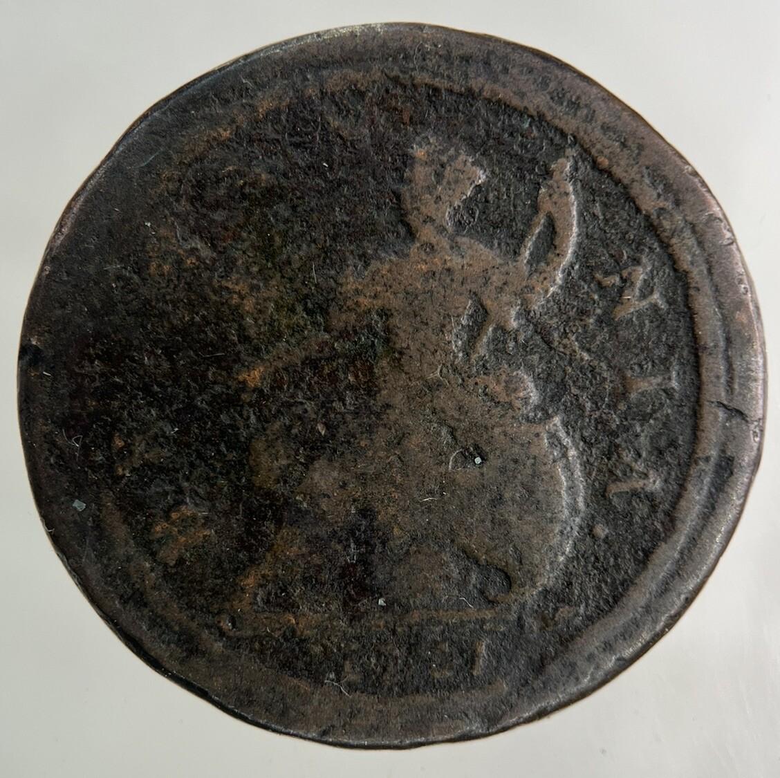 1721 George I 1st Half-Penny Coin | Collectable Grade