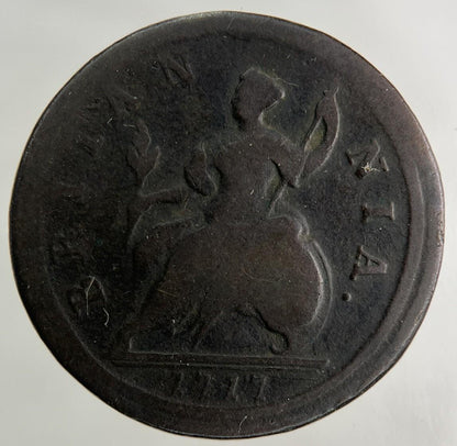 1717 George I 1st Half-Penny Coin | Fine Collectable Grade