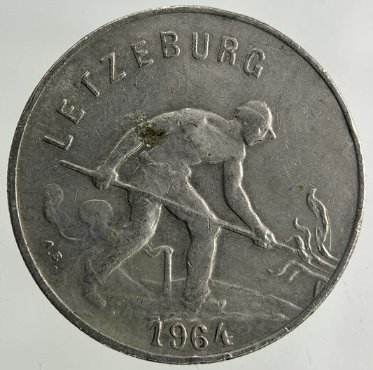 1964 Luxembourg / Letzeburg 1 Franc Coin | Fine Collectable Grade