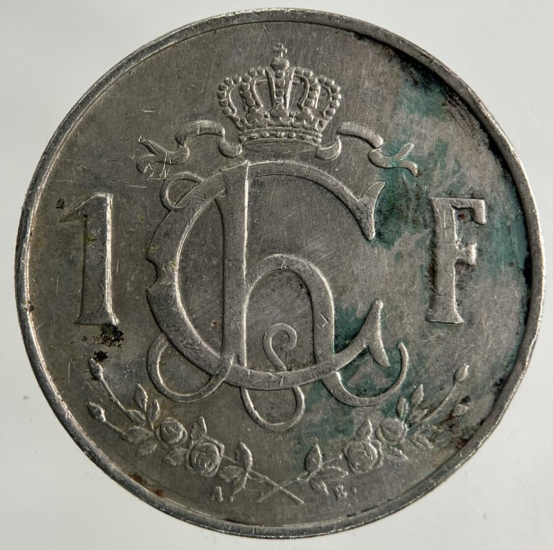 1964 Luxembourg / Letzeburg 1 Franc Coin | Fine Collectable Grade
