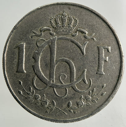 1953 Luxembourg / Letzeburg 1 Franc Coin | Fine Collectable Grade