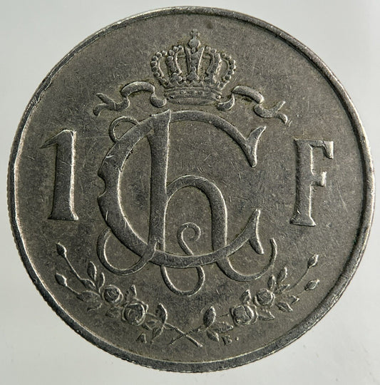 1953 Luxembourg / Letzeburg 1 Franc Coin | Fine Collectable Grade