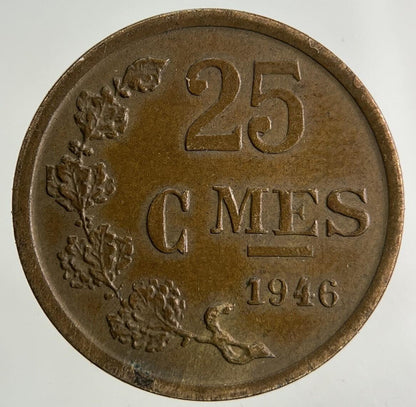 1946 Luxembourg 25 Centimes Coin | Fine Collectable Grade