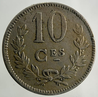 1924 Luxembourg 10 Centimes Coin | Fine Collectable Grade