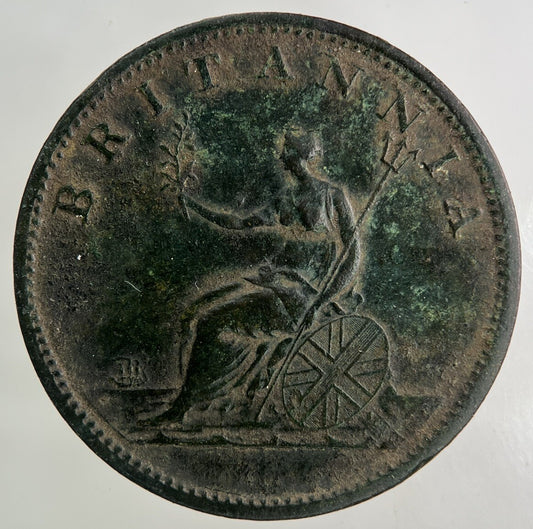 1807 George III 3rd Half-Penny Coin | Very High Grade