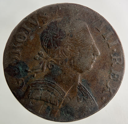 1775 George III 3rd Half-Penny Coin | Fine Collectable Grade