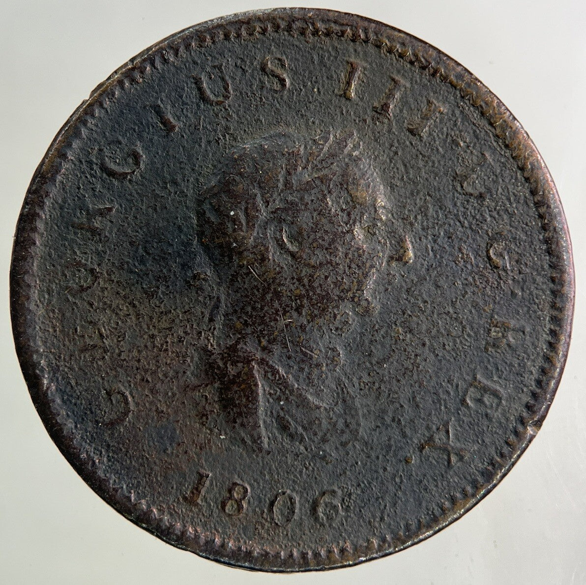 1806 George III 3rd Half-Penny Coin | Collectable Grade