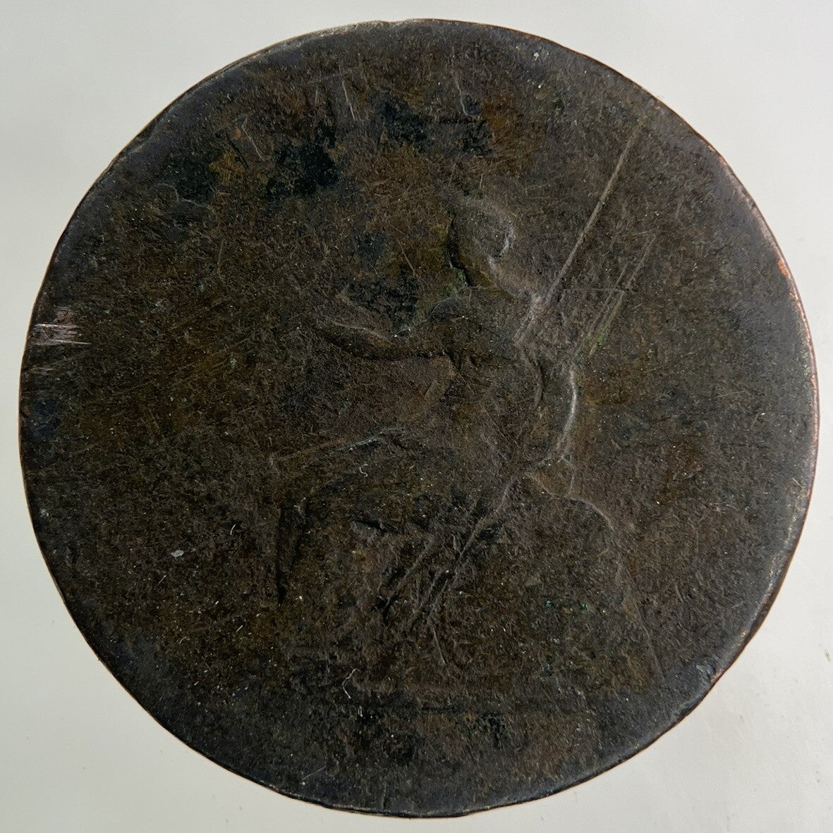 1806 George III 3rd Half-Penny Coin | Worn Grade