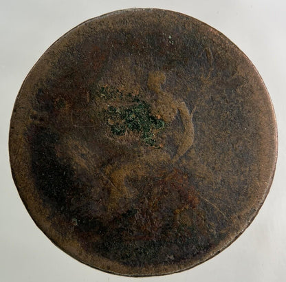 1806 George III 3rd Half-Penny Coin | Worn Grade