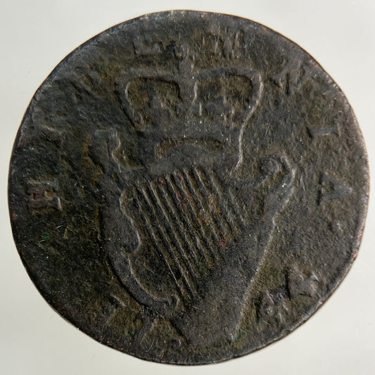 1744 Irish Farthing Coin | Fine Collectable Grade