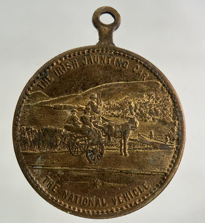 An Irish Spinning Wheel & Jaunting Car Medal Coin | Collectable Grade