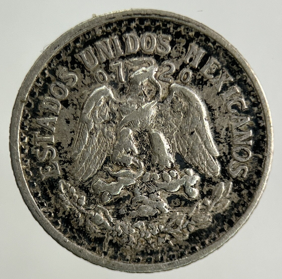 1927 Mexico 10 Centavos Silver Coin | Fine Collectable Grade