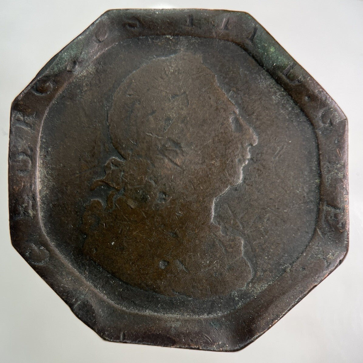 1797 Modified George III 3rd Cartwheel One Penny Coin | Collectable Grade