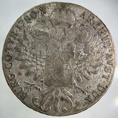 1780 Austria Theler Silver Coin | Collectable Grade