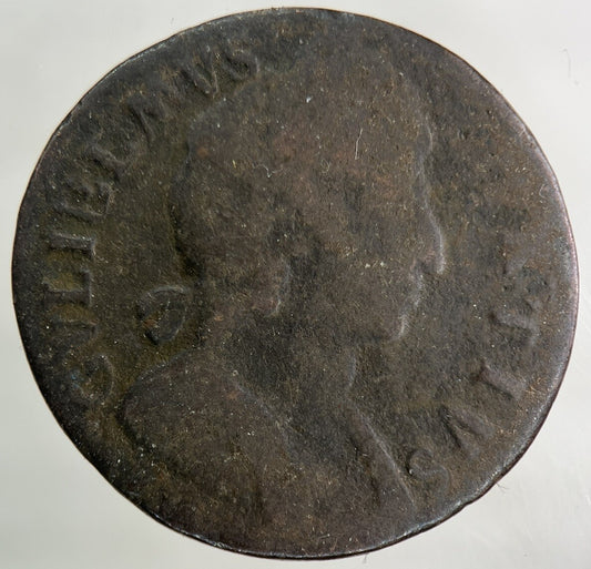 1696 William III 3rd Half-Penny Coin | Collectable Grade