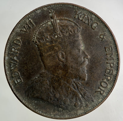 1905 Hong Kong One Cent Coin | Fine Collectable Grade