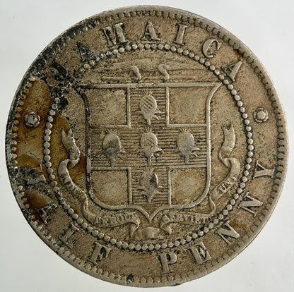 1900 Jamaica Half-Penny Coin | Fine Collectable Grade