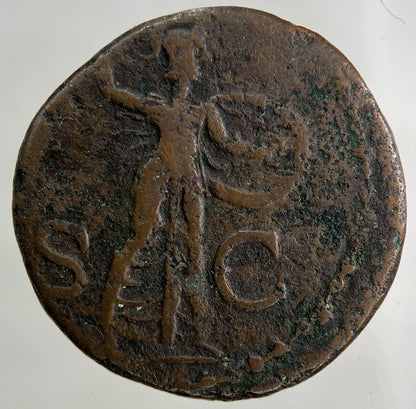 Ancient Roman Large S C Denarius Bronze Coin | Collectable Grade