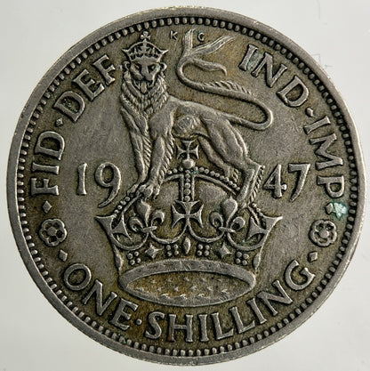 1947 George VI Shilling Coin | Fine Collectable Grade