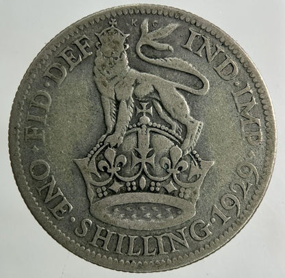 1929 George V Shilling Silver Coin | Collectable Grade