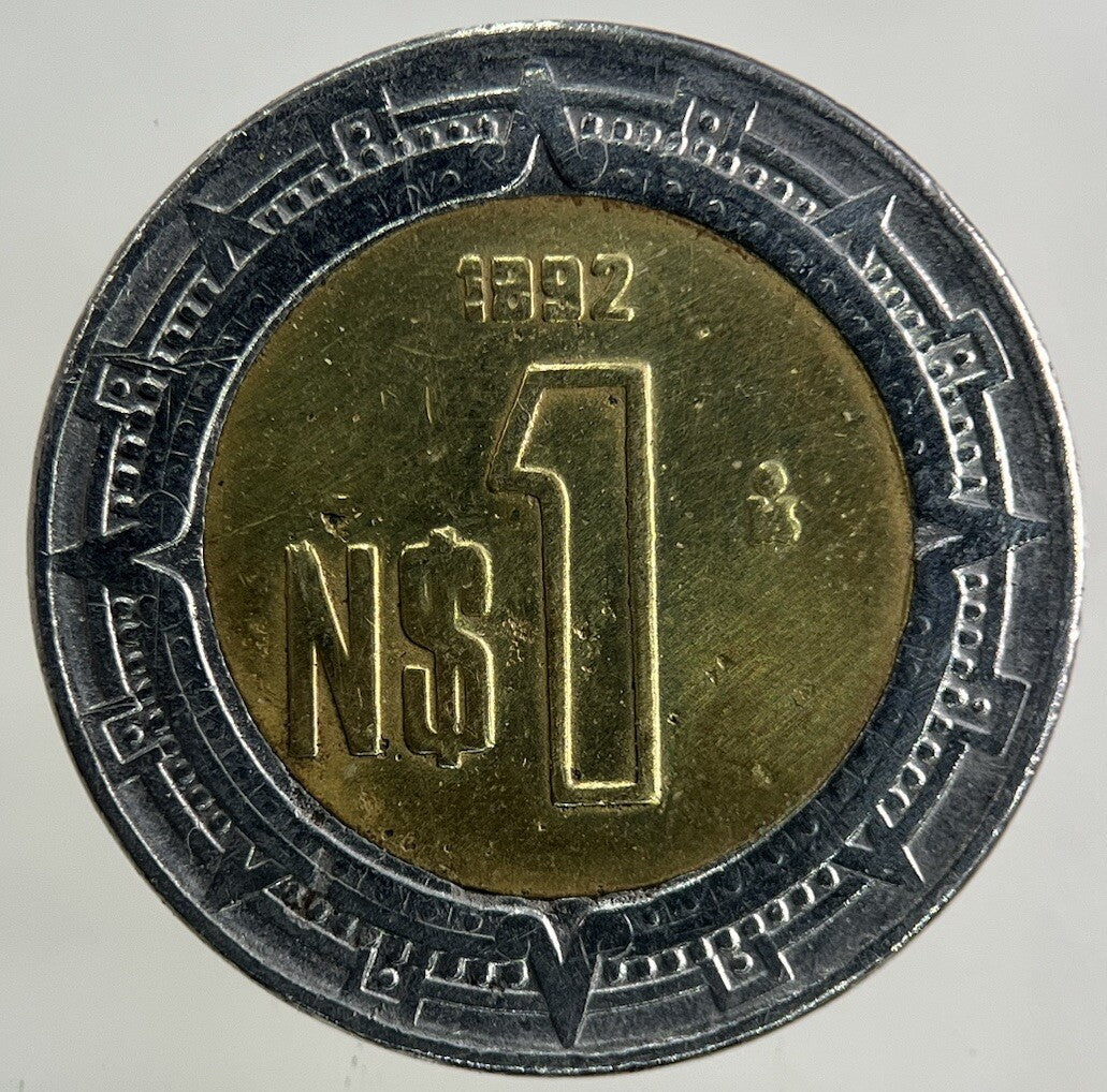 1992 Mexico 1 Peso Coin | Fine Collectable Grade