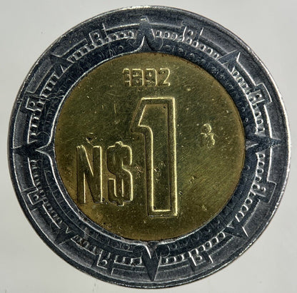 1992 Mexico 1 Peso Coin | Fine Collectable Grade